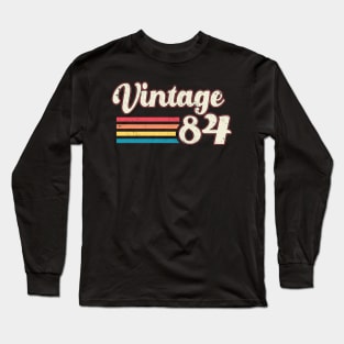 Vintage 1984 for Women 40th Birthday 40 Years Old Long Sleeve T-Shirt